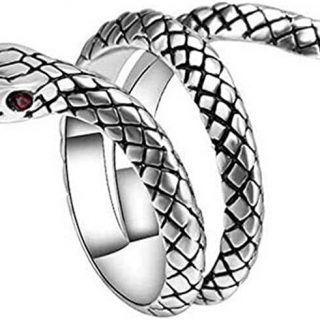 snake ring silver